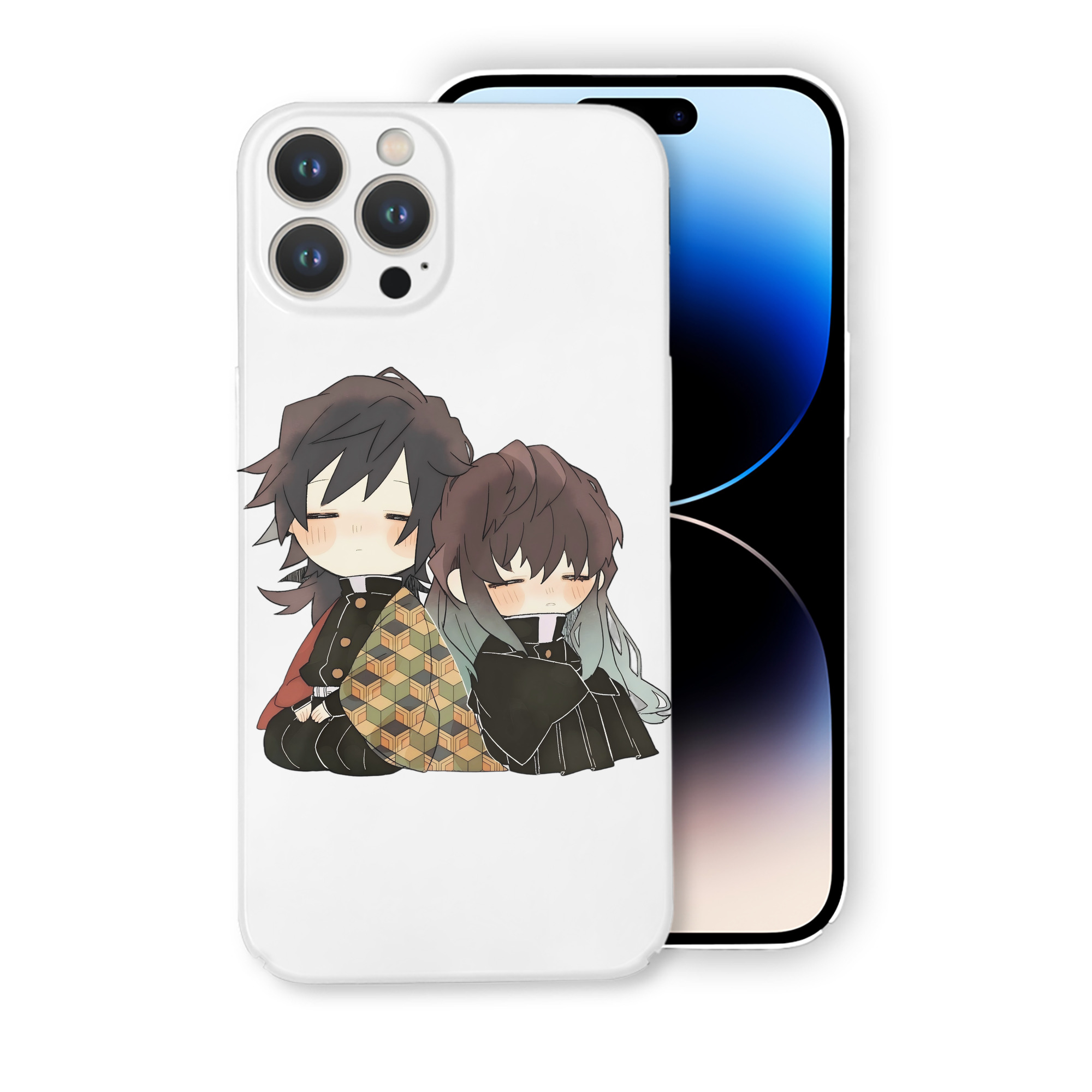 （画像用） 鬼滅の刃（きめつのやいば）水柱-冨岡 義勇／とみおか ぎゆう Tomioka Giyuu 【iPhone 14シリーズ対応】ハードケース